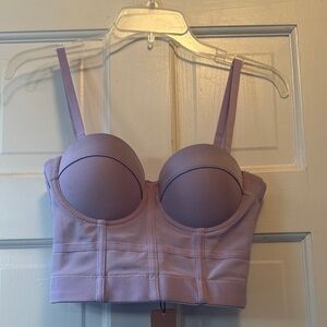 NWT Lavender Bustier Corset Top